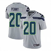 Nike Men & Women & Youth Seattle Seahawks #20 Rashaad Penny Gray Vapor Untouchable Limited Stitched Jersey,baseball caps,new era cap wholesale,wholesale hats